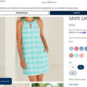 Cabana Life summer dress or swimsuit cover up